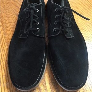 JohnVarvados suede black lace up shoes 9.5m